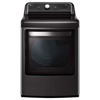 Image for Lg 7.3 Cu.ft. Smart Wi-Fi Enabled Gas Dryer W/ Turbosteam (Black Stainless Steel) from HD Supply