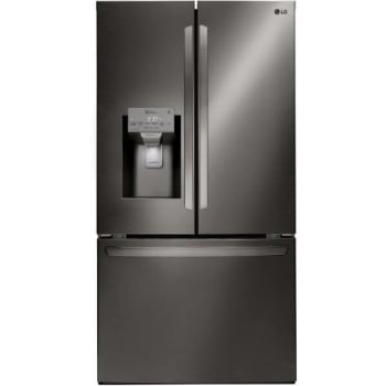 Image for LG 22-cu. ft. Three Door French Door Refrigerator in Black S from HD Supply