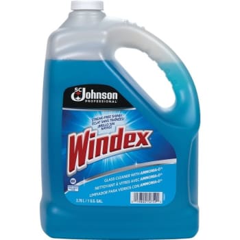 Windex Glass Cleaner With Ammonia D Gallon Refill 1 Gallon Bottle Pack Of 4 Hd Supply