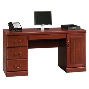 Image for Sauder Heritage Hill Classic Cherry Computer Desk/Credenza from HD Supply