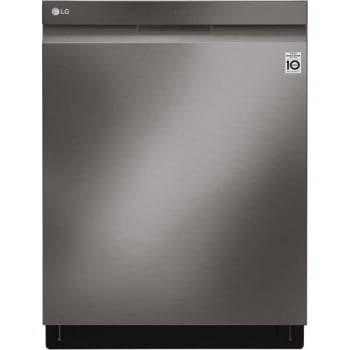 LG Top Control Dishwasher with Quadwash, Black Stainless Ste