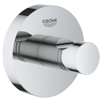Image for Grohe Essentials Robe Hook - Starlight Finish Chrome from HD Supply