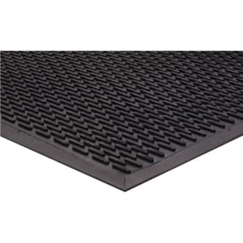 Apache Mills™ Supergrip™ 44" x 67" Outdoor Entrance Scraper Floor Mat, Black
