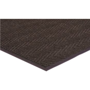 Image for Apache Mills 4 X 6' Indoor Floor Mat Dark Brown Apache Chevron Ribbed from HD Supply