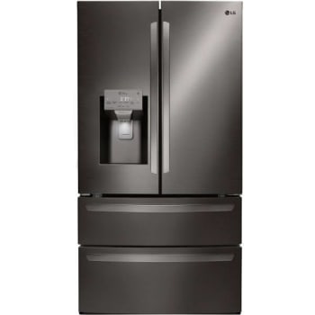 Image for LG 28-cu. ft. 4-Door French Door Refrigerator in Black Stain from HD Supply
