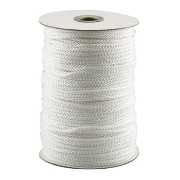 Traverse Cord, Size #4, Polyester Fiber, Braided Strands, 1 Roll