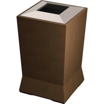 Image for Commercial Zone Products Modtec Series 39 Gallon Waste Container In Old Bronze from HD Supply