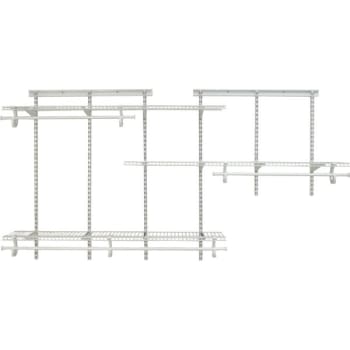Image for Closetmaid® Shelftrack™ 5- 8' Wide Adjustable Wire Shelving Closet Organizer from HD Supply