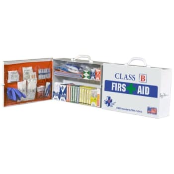 Certified Safety 2-Shelf Class B First Aid Cabinet
