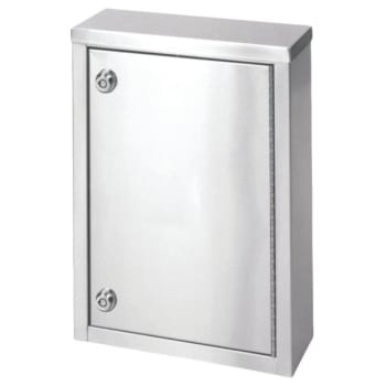 Image for Omnimed Stainless 4" Single Door Narcotic Cabinet With 2 Shelves from HD Supply