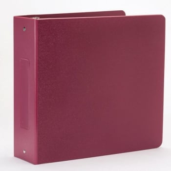 Image for Omnimed Burgundy 3" Side Open Poly Binder from HD Supply
