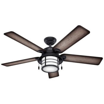Image for Hunter Key Biscayne 54 In. 5-Blade Cfl Ceiling Fan W/ Light (Zinc) from HD Supply