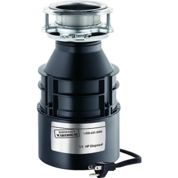 Image for Maintenance Warehouse® 1/3 HP, Garbage Disposal w/ Power Cord from HD Supply