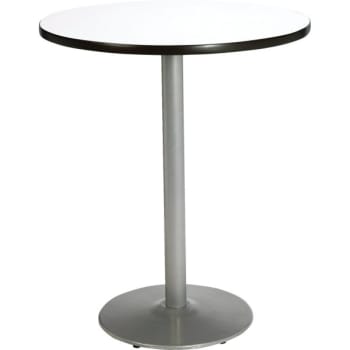 Image for KFI Seating 30 in Round Bistro Table (White) from HD Supply