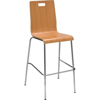 Image for KFI Barstool With Bent Plywood Shell In Natural Laminate Finish from HD Supply
