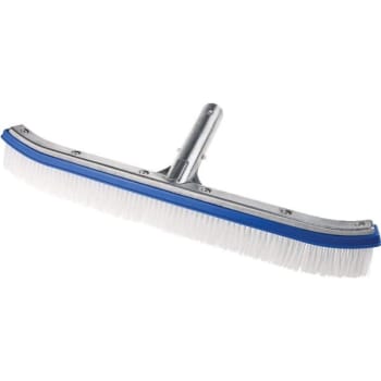 Image for Kemtek 18 In Curved Back Pool Wall Brush W/ 1.5 In Polypropylene Bristles from HD Supply