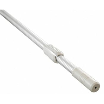 Generic 16 Ft Outer Cam Ribbed Telescoping Pole (Silver)