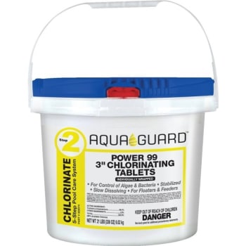Image for AquaGuard®  Power 99 3 in 21 Lb Chlorine Tablets w/ Shock from HD Supply