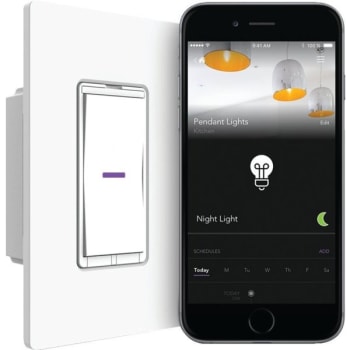 Image for Hubbell Idevices® 3 And 4-Way Compatible Wi-Fi Smart Wall Switch from HD Supply
