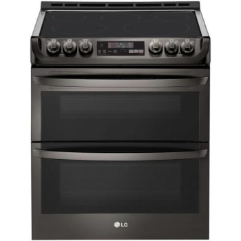 Image for LG 7.3-Cu. Ft. Electric Smart Range Double Oven Black Stainl from HD Supply