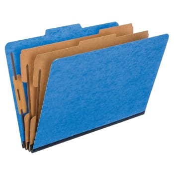 Image for Pendaflex® PressGuard Light Blue Classification File Folder Package Of 10 from HD Supply