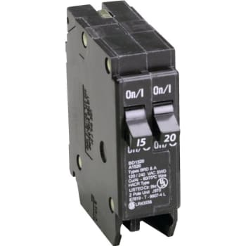 Image for Eaton® 15/20 Amp Single Pole Duplex Circuit Breaker, 120 Volt, Type Bd from HD Supply