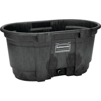 Image for Rubbermaid 100 Gallon Black Stock Tank from HD Supply