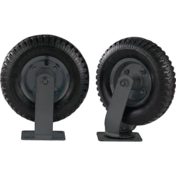 Image for Executive Series 8" Fully Pneumatic Wheel With Black Hub Package Of 4 from HD Supply