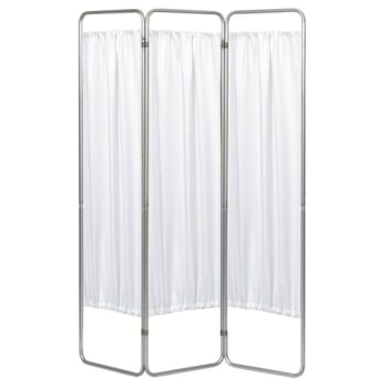 Image for Omnimed Aluminum Three-Section Economy Folding Privacy Screen Frame from HD Supply