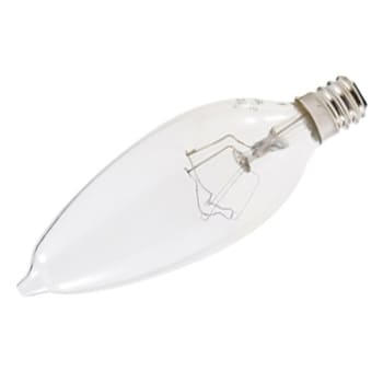 Sylvania® 25 Watt B10 Torpedo Tip Incandescent Light Bulb Package Of 24