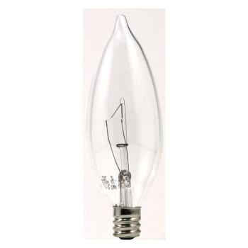 Sylvania® 40 Watt B10 Torpedo Tip Incandescent Light Bulb Package Of 24
