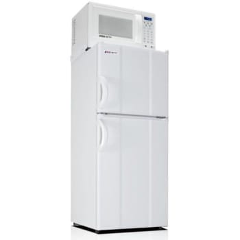 Microfridge 4.8cf Refrigerator With 900 Watt Microwave White