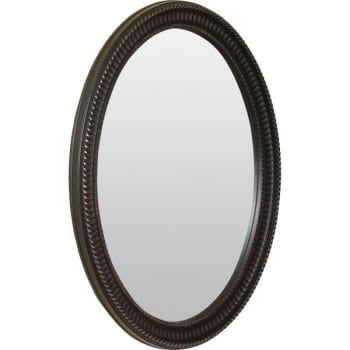 American Pride 25w X 31 H Decorative Framed Oval Mirror