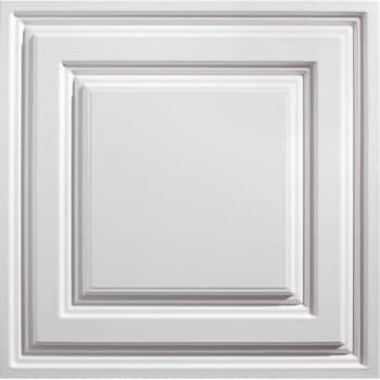 Image for Genesis 2ft x 2ft Icon Relief White Lay In Ceiling Tile, Case Of 12 from HD Supply