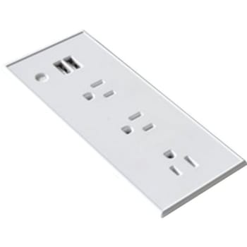 Image for Brandstand Cubiemod Flush Mount Power Source White 3x120v And 2xusb from HD Supply