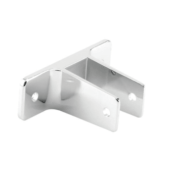 Image for Sentry Two Ear Wall Bracket, For 1/2 In. Panels, Zinc Alloy, Chrm from HD Supply