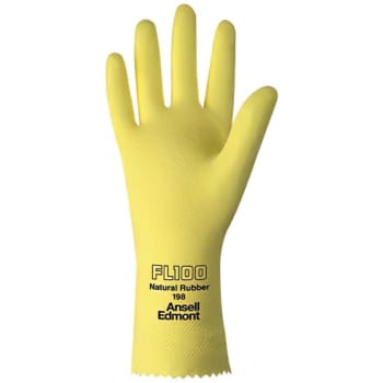 Ansell X-Large Natural Rubber/latex Chemical Resistant Glove 12" Pack Of 10 Pair