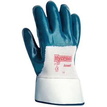Ansell Large Multi-Purpose Heavy-Duty Nitrile Coated Glove Pack Of 3 Pair