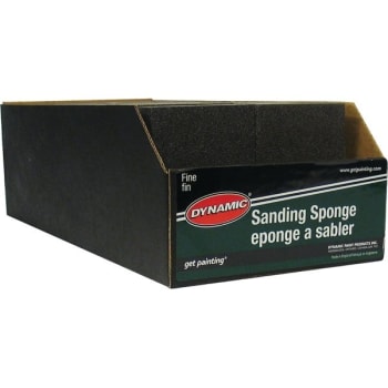 Dynamic AG002606 Fine/Fine Sanding Sponge Display Box w/ UPC, Package Of 24