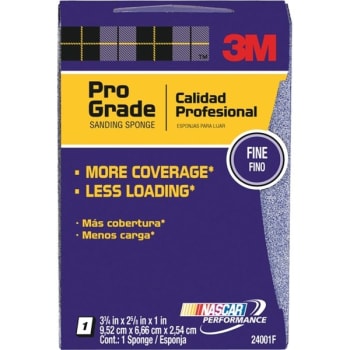 Image for 3M 24001TRIP-F-B 2.62" x 3.75" x 1" Fine Pro Grade Sanding Sponge, Package Of 12 from HD Supply