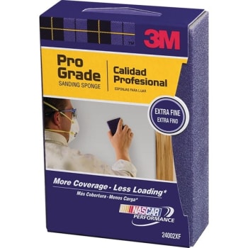 Image for 3M Extra Fine Pro Grade Sanding Sponge, 2.62 x 3.75 x 1", Package Of 12 from HD Supply