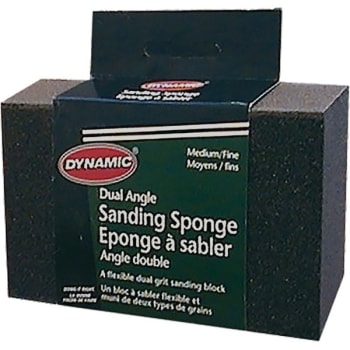 Image for Dynamic AG662603 Medium/Fine Dual Angle Sanding Sponge, Package Of 24 from HD Supply