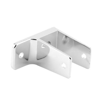 Image for Sentry 1 Ear Wall Bracket, For 1-1/4 In Panels, Zinc Alloy, Chrm from HD Supply