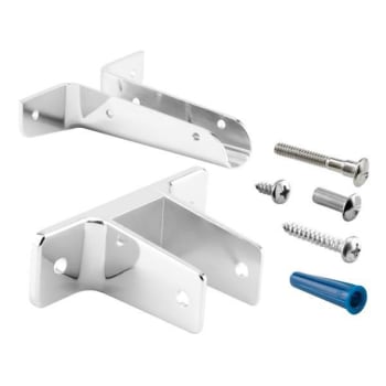 Image for Sentry Wing Urinal Bracket, 1-1/4 In. X 6 In., Zamak, Chrm Plated, W/Fasteners from HD Supply