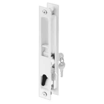 Image for Wt Dcst Keyed Sliding Dr Flush Handle Set from HD Supply