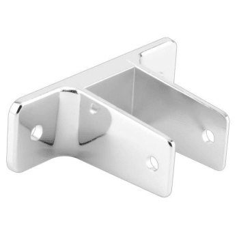 Image for Sentry Two Ear Wall Bracket, For 1-1/4 In. Panels, Zinc Alloy, Chrm from HD Supply