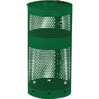 Image for Fido House® 10 Gallon Pet Waste Green Receptacle With Lid from HD Supply