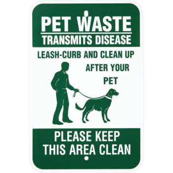Image for Fido House® Pet Waste Station Sign, Green from HD Supply