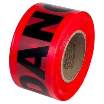Image for Radnor Red 2 mil "Danger" Barricade Tape 3" x 1000' from HD Supply