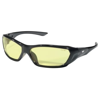 Image for Crews Safety Products Crews ForceFlex Amber Black frame Protective Eyewear from HD Supply